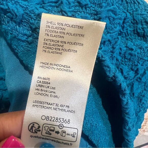 NWT By Anthropologie Textured Mini Shift Dress womens size large - Picture 12 of 14